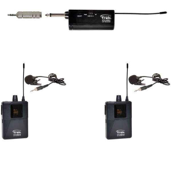 TQ8X Lavalier Wireless Kit, UHF Mini Wireless Lavalier System