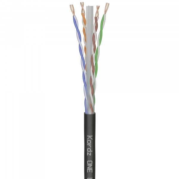 ONE Cat6 U/UTP Outdoor Netzwerkkabel, 305m auf Rolle in Abrollbox