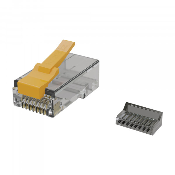 PRO 24AWG RJ45-Crimpsteckerose und Zugentlastung (100 Stk.)
