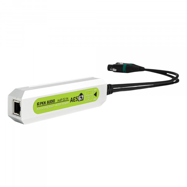 AoIP 02 IN Analog zu AES67 Wandler mit DSP