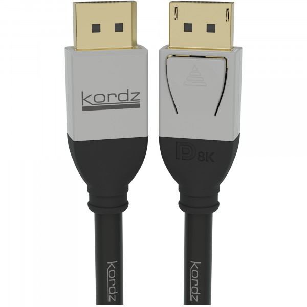 PRO Series 8K DisplayPort™ Kabel, passiv, 32,4 Gbit/s, verriegelbar, VW-1 PVC, anthrazit
