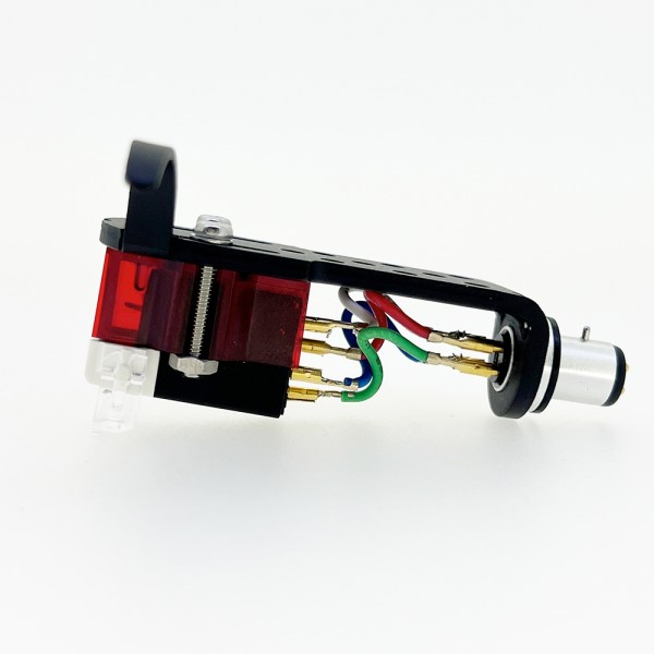 OMNIA IMPACT NUDE Tonabnehmer System mit Headshell, schwarz/silber