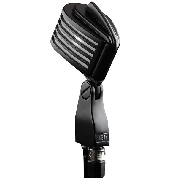 The Fin Black white LEDs Dynamisches Mikrofon