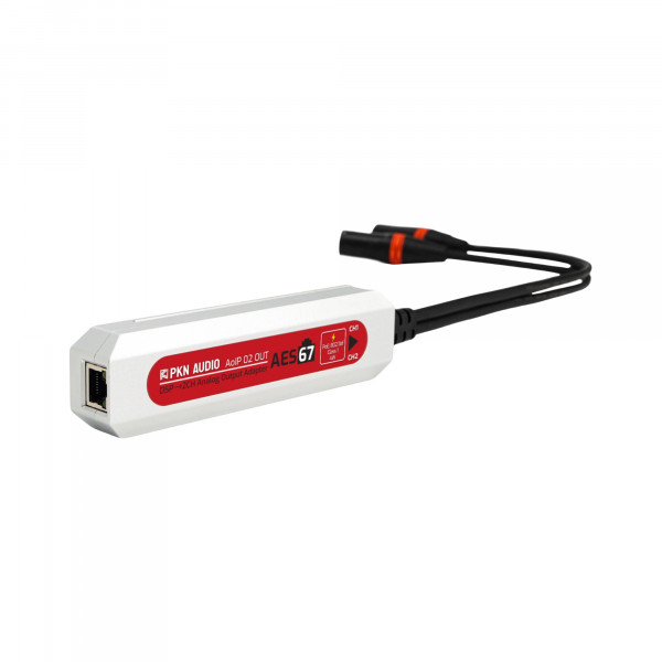AoIP 02 OUT Analog zu AES67 Wandler mit DSP