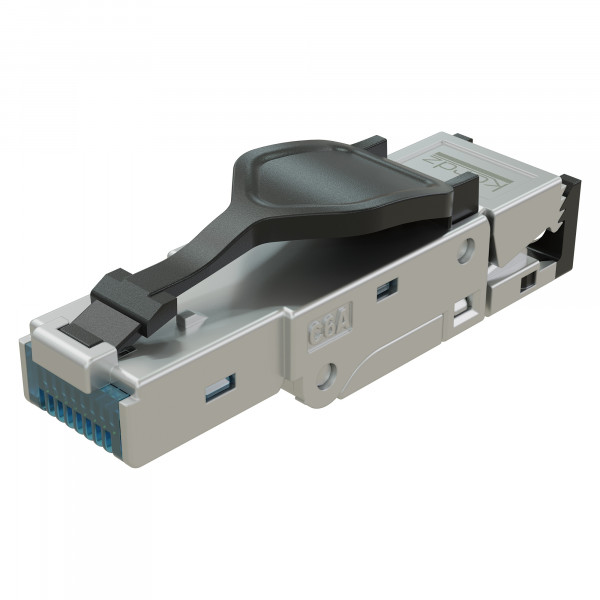 PRS Cat6A geschirmter RJ45-Feldkonfektionsstecker, werkzeuglos (6 Stk.)