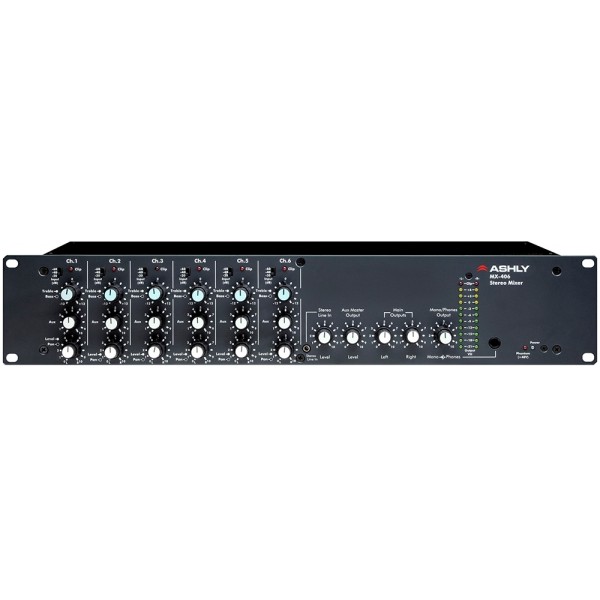 MX-406 6-Kanal Stereo Mic-Line Rackmixer