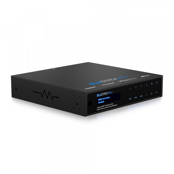 SW42DA 4fach HDMI Switcher with Multi Channel Dante Audio Breakout (B-Stock)