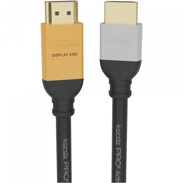 PRO3 Active Copper HDMI-Kabel, 18 Gbit/s, 4K60 HDR, UL CMG PVC, anthrazit